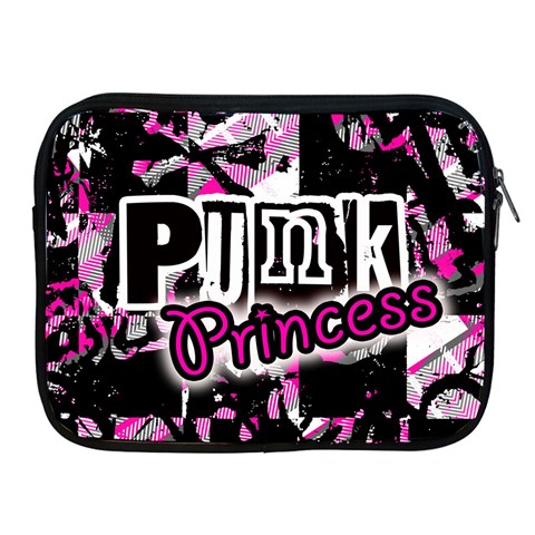 Punk Princess Apple iPad 2/3/4 Zipper Case from ArtsNow.com Front