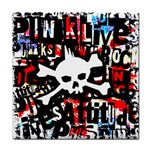Punk Skull Tile Coaster