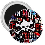 Punk Skull 3  Magnet