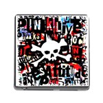 Punk Skull Memory Card Reader with Storage (Square)