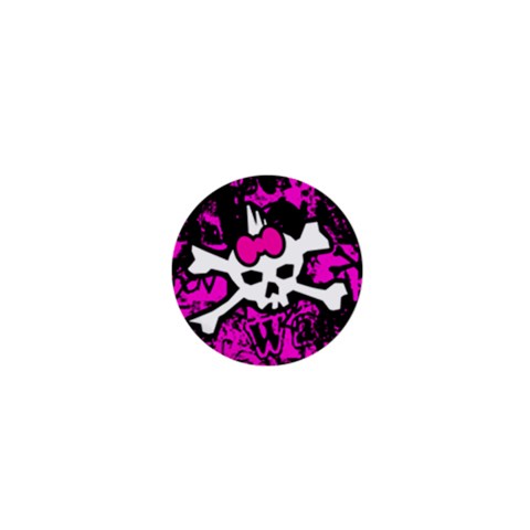 Punk Skull Princess 1  Mini Magnet from ArtsNow.com Front