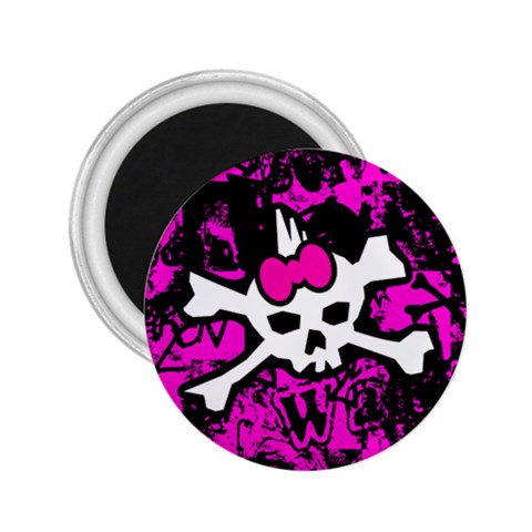 Punk Skull Princess 2.25  Magnet from ArtsNow.com Front