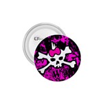 Punk Skull Princess 1.75  Button