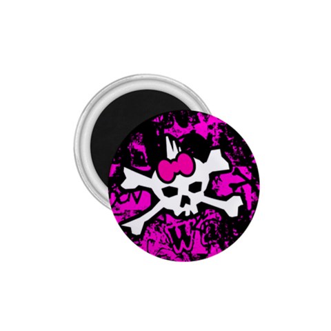 Punk Skull Princess 1.75  Magnet from ArtsNow.com Front