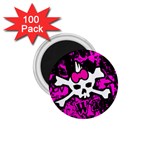 Punk Skull Princess 1.75  Magnet (100 pack) 