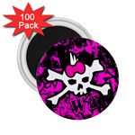 Punk Skull Princess 2.25  Magnet (100 pack) 