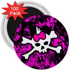 Punk Skull Princess 3  Magnet (100 pack)