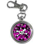 Punk Skull Princess Key Chain Watch