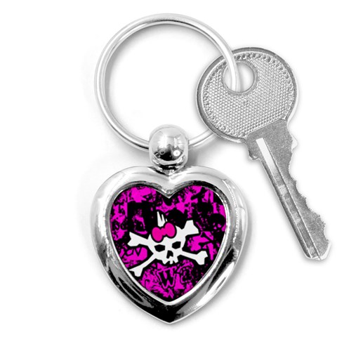 Punk Skull Princess Key Chain (Heart) from ArtsNow.com Front
