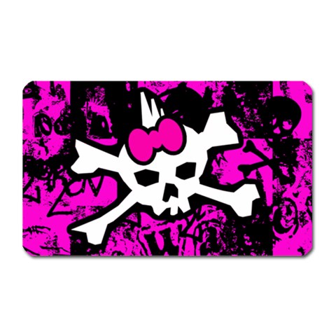 Punk Skull Princess Magnet (Rectangular) from ArtsNow.com Front