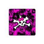 Punk Skull Princess Magnet (Square)