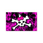 Punk Skull Princess Sticker Rectangular (100 pack)