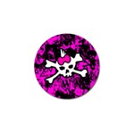 Punk Skull Princess Golf Ball Marker