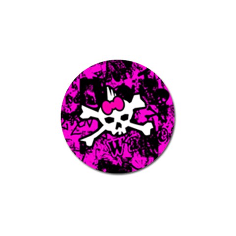 Punk Skull Princess Golf Ball Marker (10 pack) from ArtsNow.com Front
