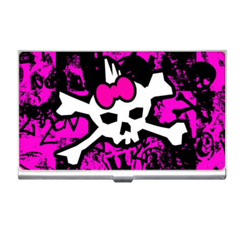Punk Skull Princess Business Card Holder from ArtsNow.com Front