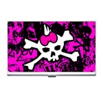 Punk Skull Princess Business Card Holder