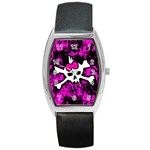 Punk Skull Princess Barrel Style Metal Watch