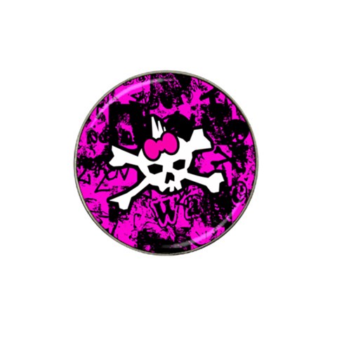 Punk Skull Princess Hat Clip Ball Marker (10 pack) from ArtsNow.com Front