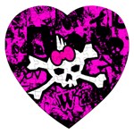 Punk Skull Princess Jigsaw Puzzle (Heart)