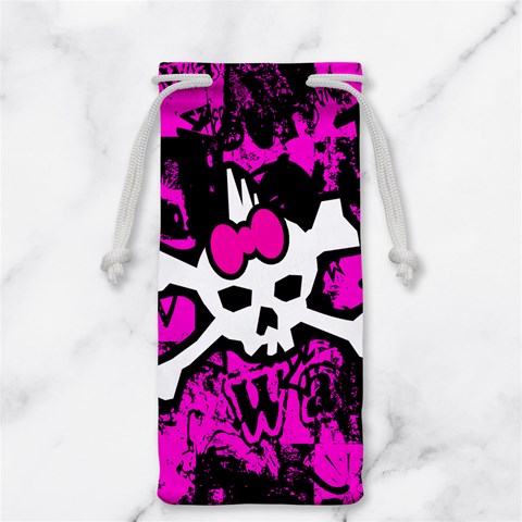 Punk Skull Princess Jewelry Bag from ArtsNow.com Back