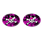 Punk Skull Princess Cufflinks (Oval)