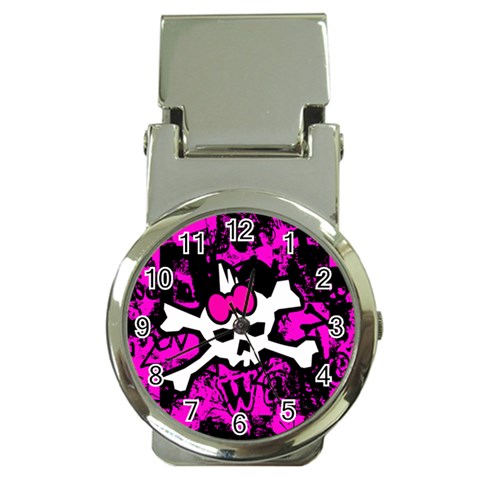 Punk Skull Princess Money Clip Watch from ArtsNow.com Front