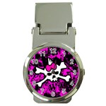 Punk Skull Princess Money Clip Watch