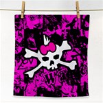 Punk Skull Princess Face Towel