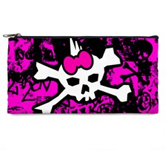 Punk Skull Princess Pencil Case from ArtsNow.com Front