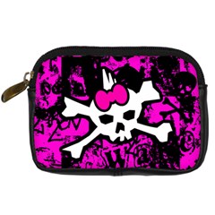 Punk Skull Princess Digital Camera Leather Case from ArtsNow.com Front