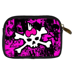 Punk Skull Princess Digital Camera Leather Case from ArtsNow.com Back