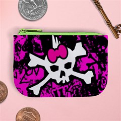 Punk Skull Princess Mini Coin Purse from ArtsNow.com Front