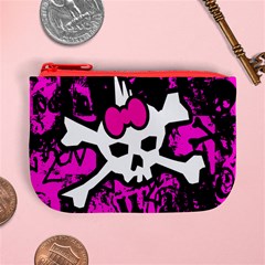 Punk Skull Princess Mini Coin Purse from ArtsNow.com Front