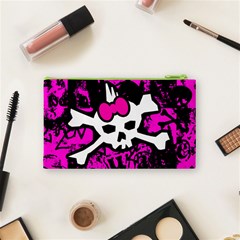 Punk Skull Princess Cosmetic Bag (Small) from ArtsNow.com Back