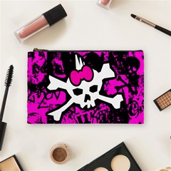 Punk Skull Princess Cosmetic Bag (Medium) from ArtsNow.com Front