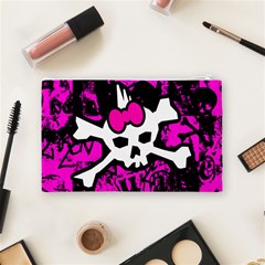 Punk Skull Princess Cosmetic Bag (Medium) from ArtsNow.com Back