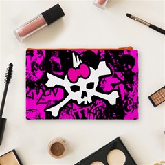 Punk Skull Princess Cosmetic Bag (Medium) from ArtsNow.com Back