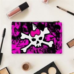 Punk Skull Princess Cosmetic Bag (Medium) from ArtsNow.com Back