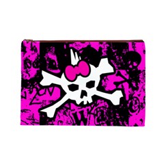 Punk Skull Princess Cosmetic Bag (Large) from ArtsNow.com Front