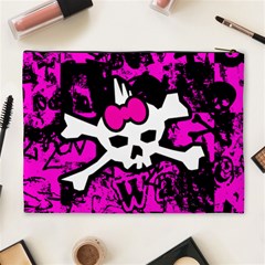 Punk Skull Princess Cosmetic Bag (XL) from ArtsNow.com Back