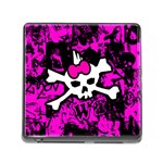 Punk Skull Princess Memory Card Reader with Storage (Square)