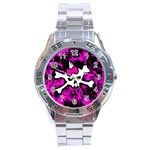 Punk Skull Princess Stainless Steel Analogue Men’s Watch