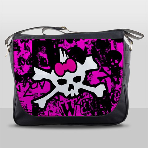 Punk Skull Princess Messenger Bag from ArtsNow.com Front