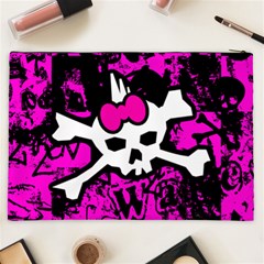 Punk Skull Princess Cosmetic Bag (XXL) from ArtsNow.com Back