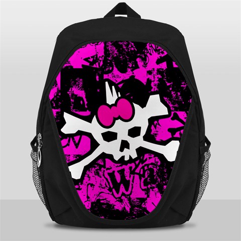 Punk Skull Princess Backpack Bag from ArtsNow.com Front