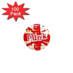 Punk Union Jack 1  Mini Magnet (100 pack) 