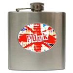 Punk Union Jack Hip Flask (6 oz)