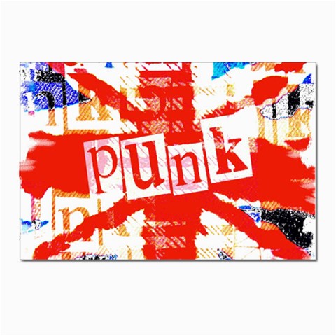 Punk Union Jack Postcards 5  x 7  (Pkg of 10) from ArtsNow.com Front