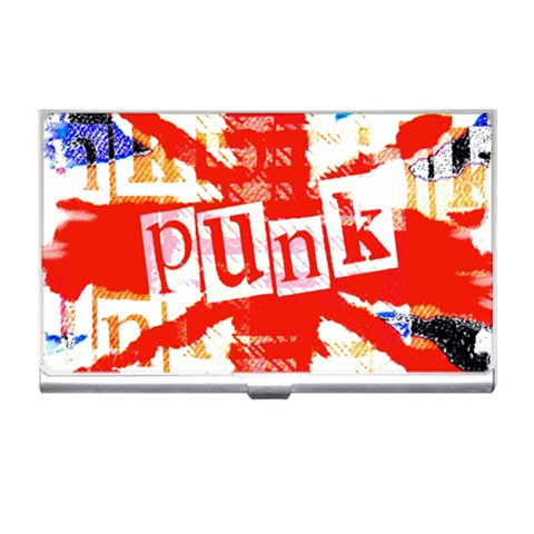 Punk Union Jack Business Card Holder from ArtsNow.com Front