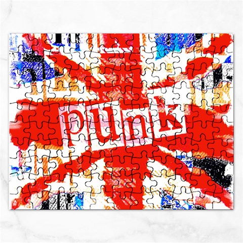 Punk Union Jack Jigsaw Puzzle (Rectangular) from ArtsNow.com Front